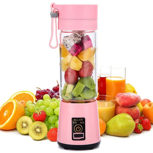 Juicer Blender 6 Blades USB Portable 380ml Mini Fruit Bottle Juicer Small Blender Juicer Blender 6 Blades USB Portable 380ml Mini Fruit Bottle  Juicer Small Blender