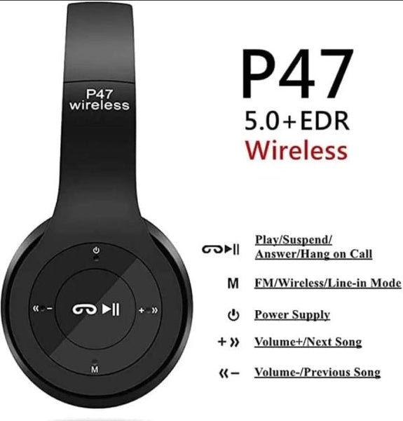 P47 Wireless Headphones Ultra Bluetooth Headset (random Color)